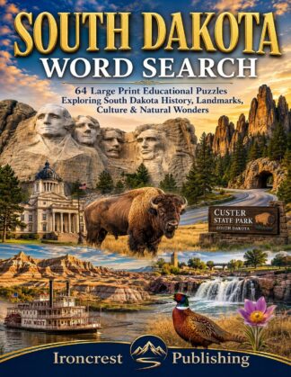 South Dakota Word Search – 64 Large Print Puzzles (Paperback)