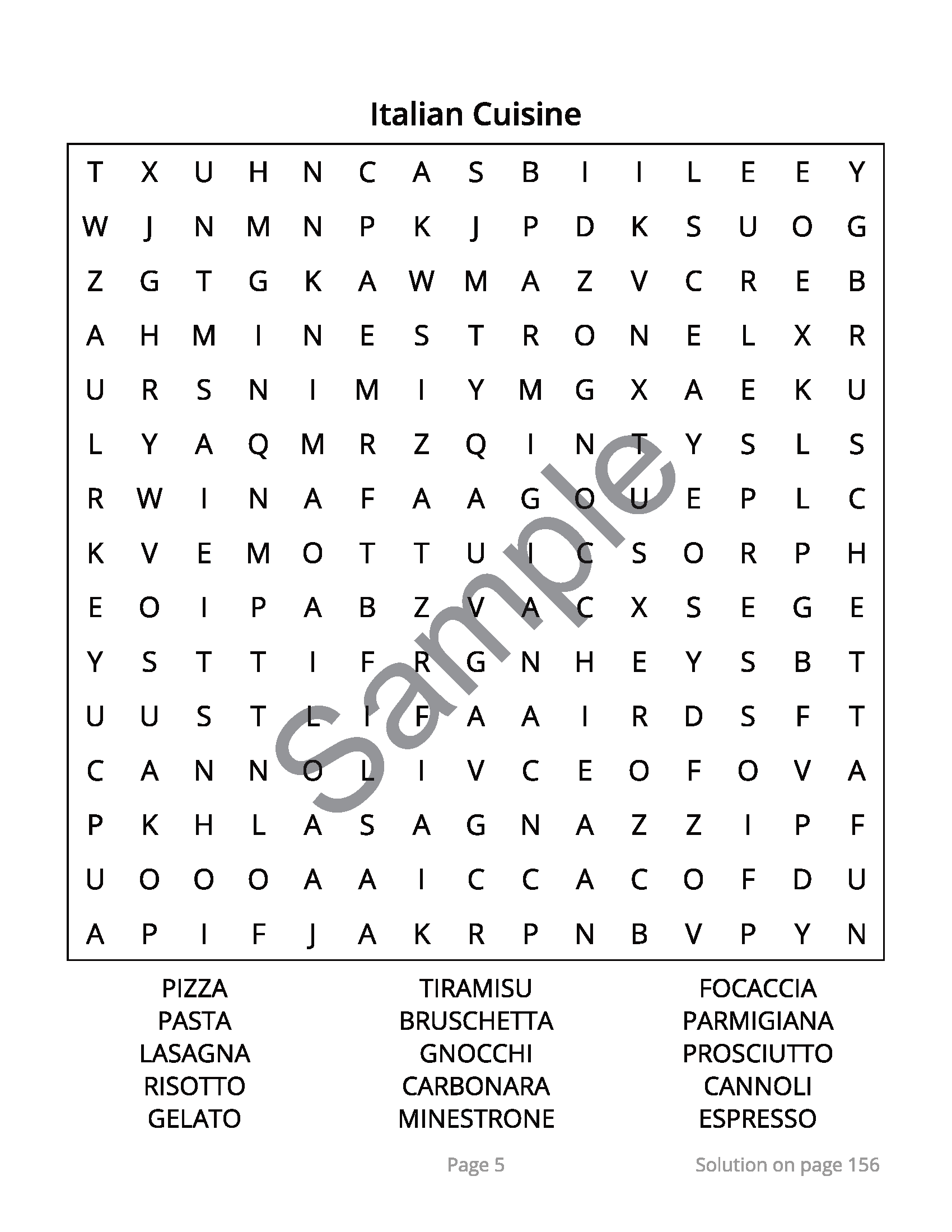 Flavors of the World Word Search - Image 2