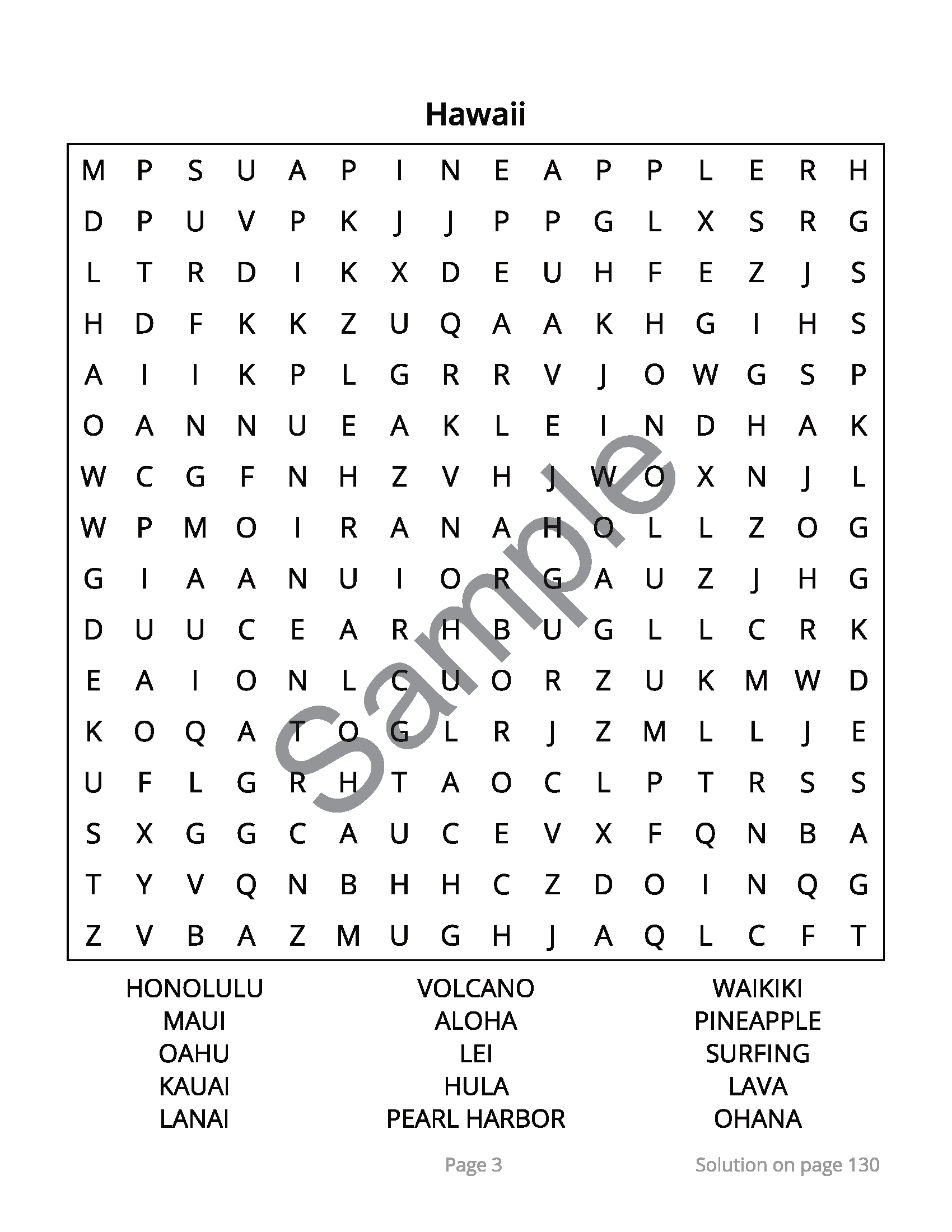 Islands of the World Word Search - Image 2