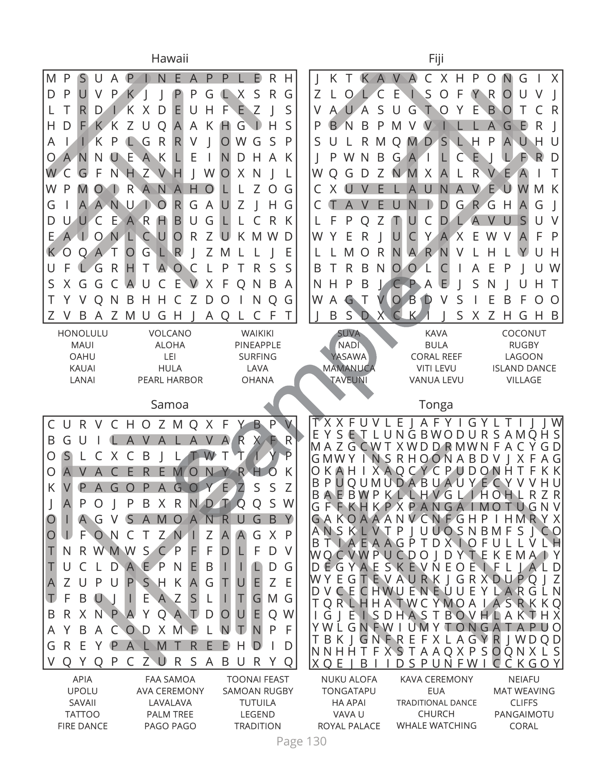 Islands of the World Word Search - Image 3